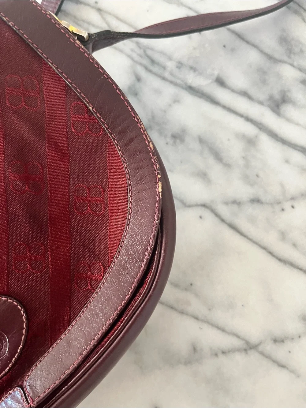 Balenciaga vintage burgundy